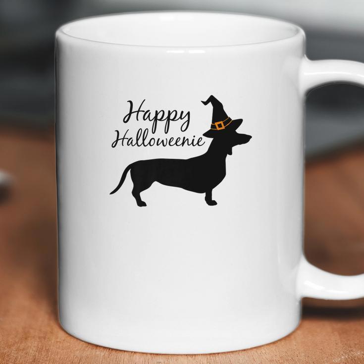 Happy Halloweenie Dachshund Wiener Dog Halloween Tee Coffee Mug