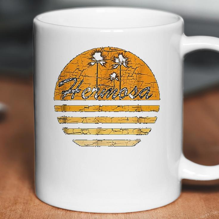 Hermosa Ca Vintage Retro 70S Throwback Surf Coffee Mug