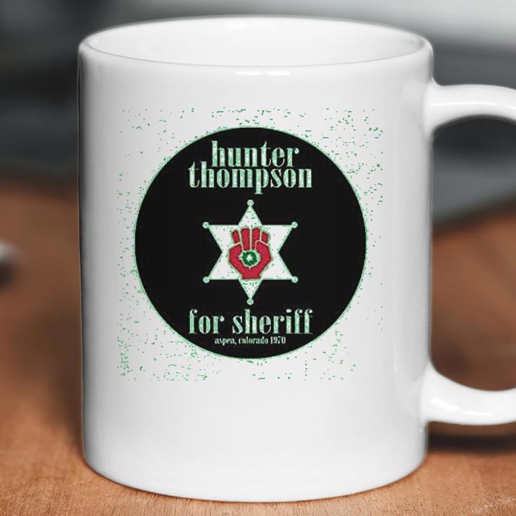 Hunter S Thompson For Sheriff Books Funny Costume Coffee Mug