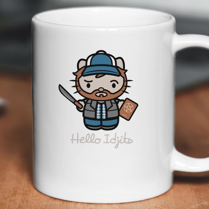 Idjits Supernatural Bobby Singer Idjits Tv Show Demon Hunte Coffee Mug