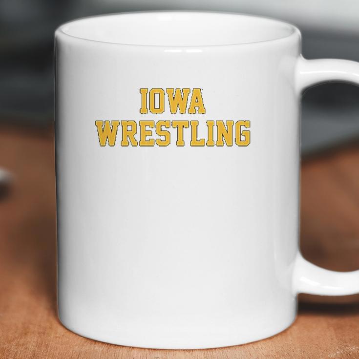 Iowa Hawkeyes Block Iowa Wrestling Coffee Mug