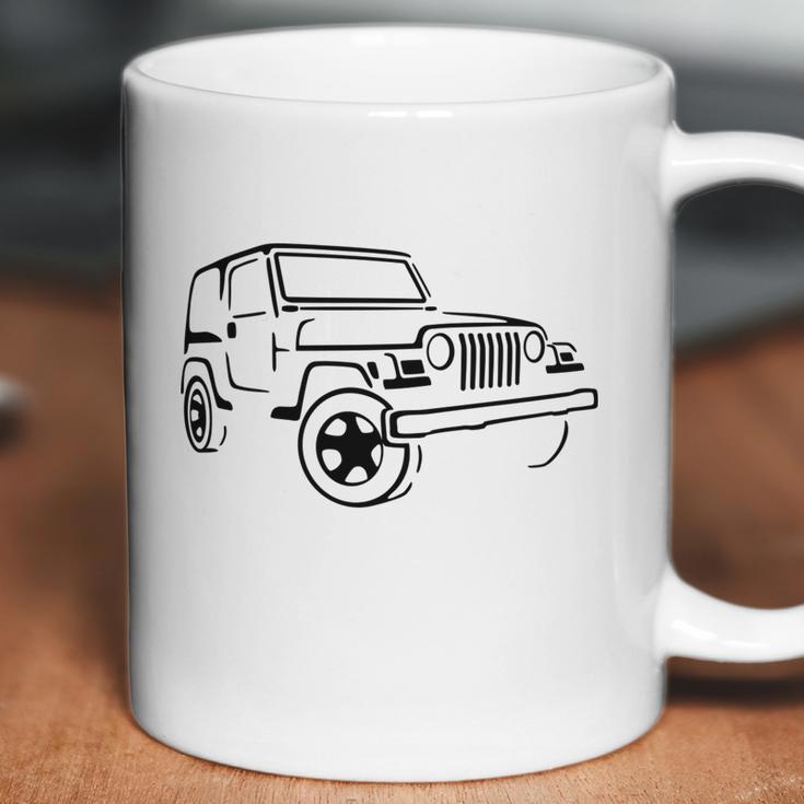 Jeep Wrangler 4X4 Rock Crawler Shirt Coffee Mug