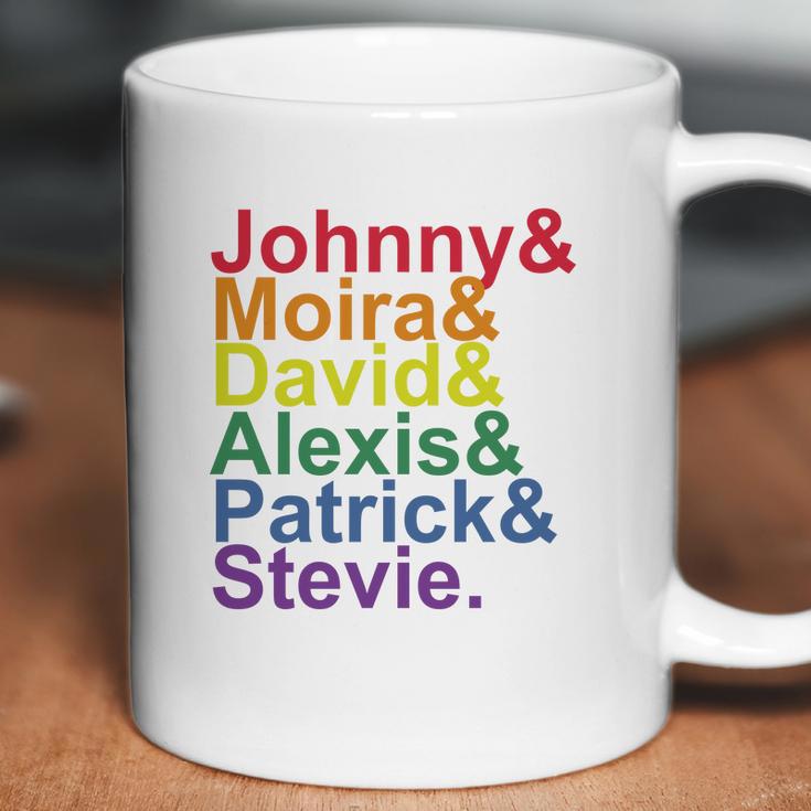 Johnny Moira David Alexis Patrick Stevie Pride Schitts Creek Classic Coffee Mug