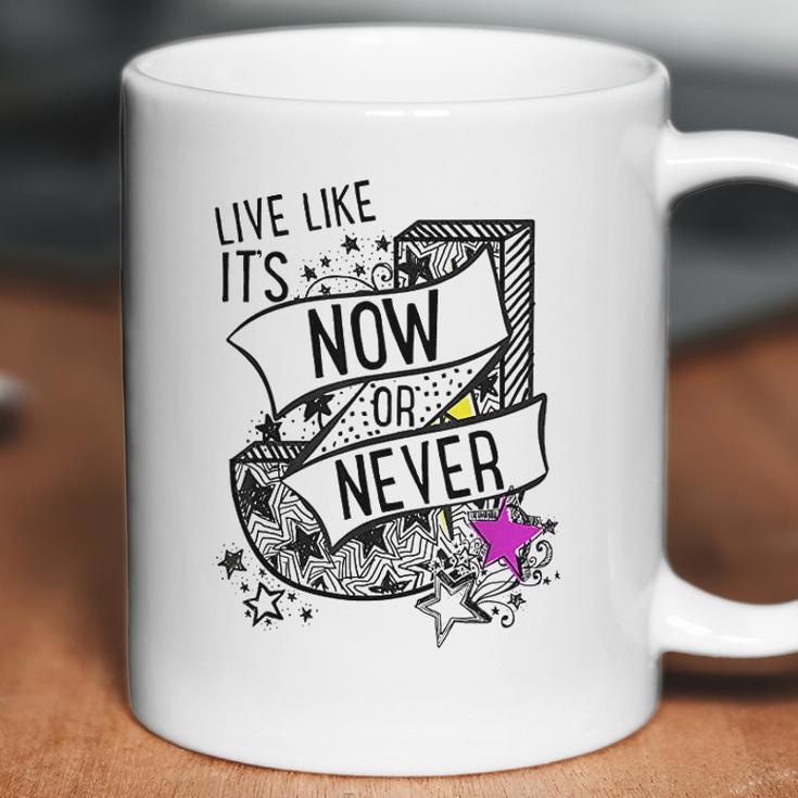 Julie And The Phantoms Live Like Its Now Or Never Funny Gifts Mothers Day Coffee Mug