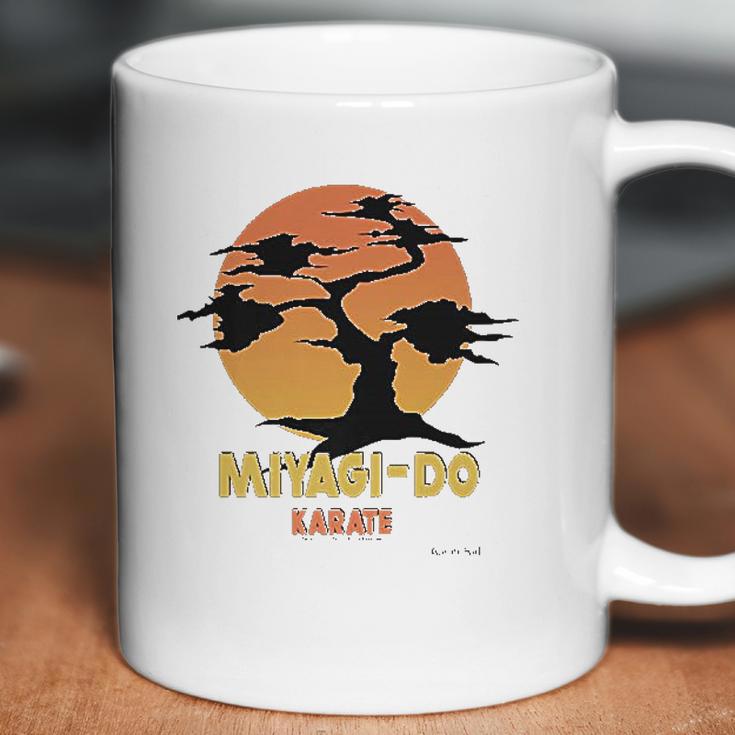 Karate Kid Miyagi Do Banzai Tree Sunset Coffee Mug