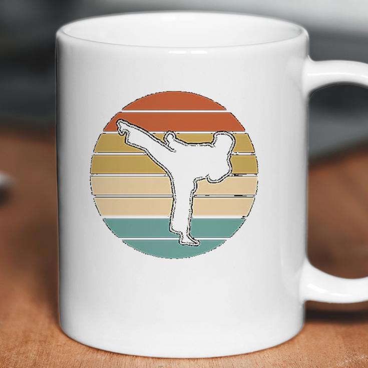 Karate Martial Arts Silhouette Youth Coffee Mug