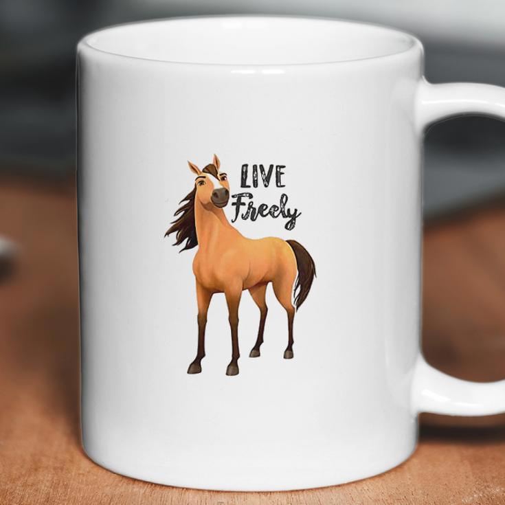 Kids Dreamworks Spirit Riding Free Live Freely Coffee Mug