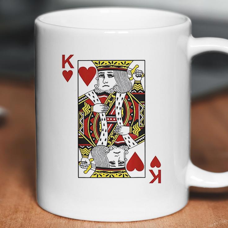 King Of Hearts Blackjack Cards Poker Coffee Mug