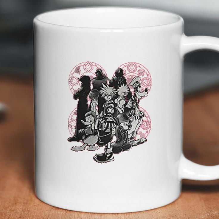 Kingdom Hearts Character Red Coffee Mug