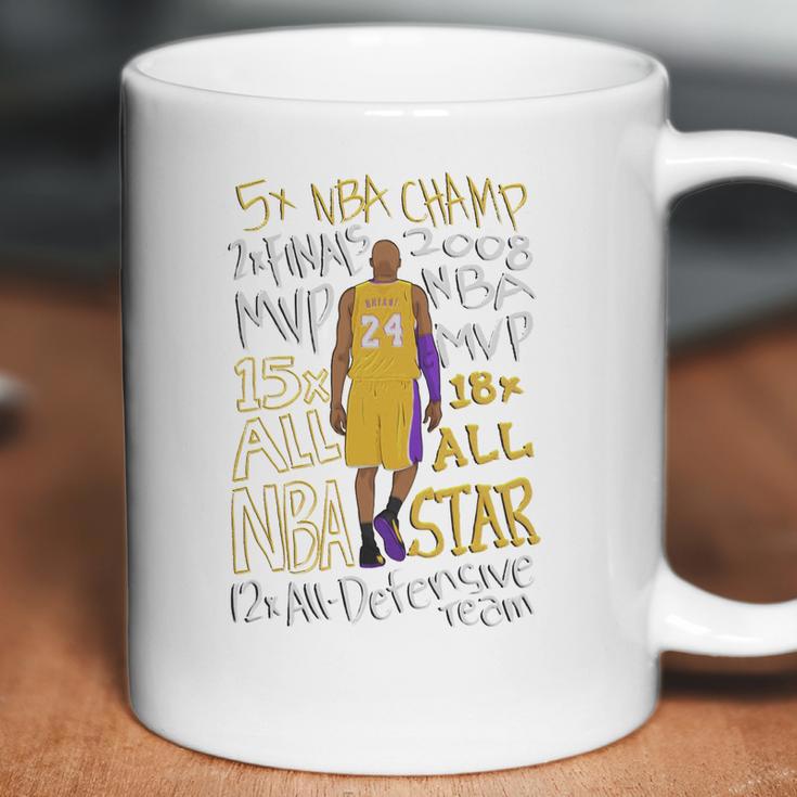 Kobe Bryant Accolades T-Shirt Coffee Mug