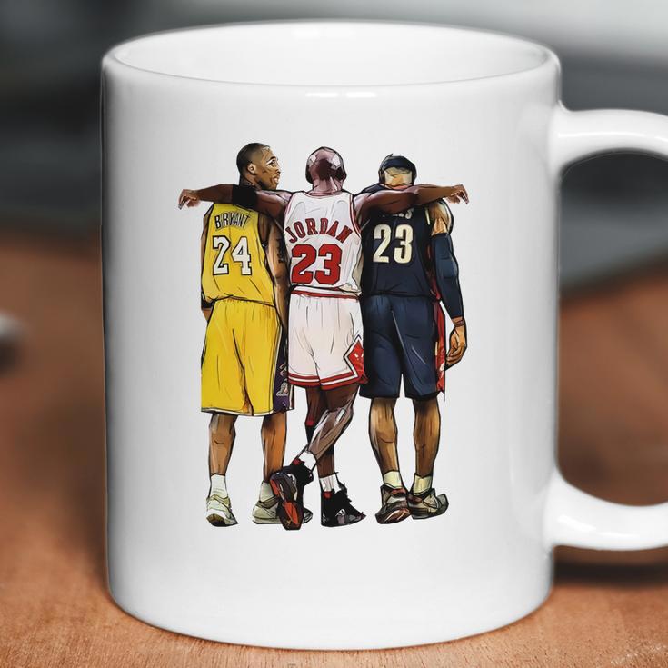 Kobe Jordan James The Greatest Of All Time Coffee Mug