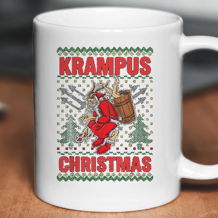 Krampus Christmas Ugly Pattern Gift Coffee Mug