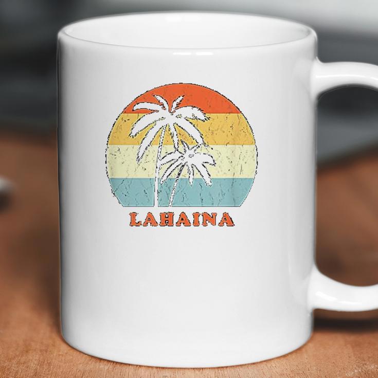 Lahaina Maui Vintage Sun Surf Throwback Vacation Coffee Mug