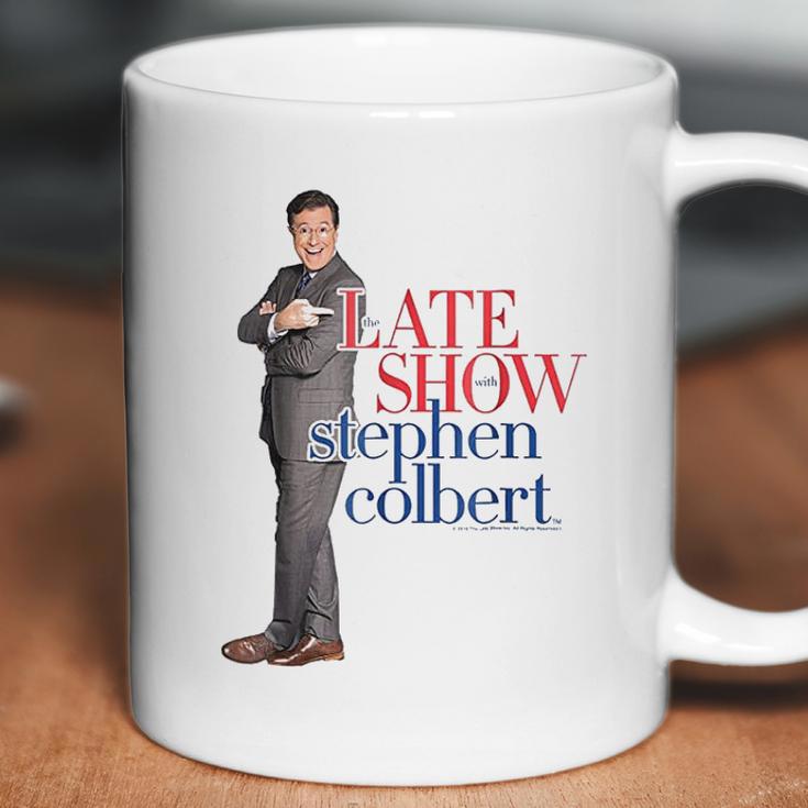 The Late Show With Stephen Colbert Portrait Graphic Coffee Mug