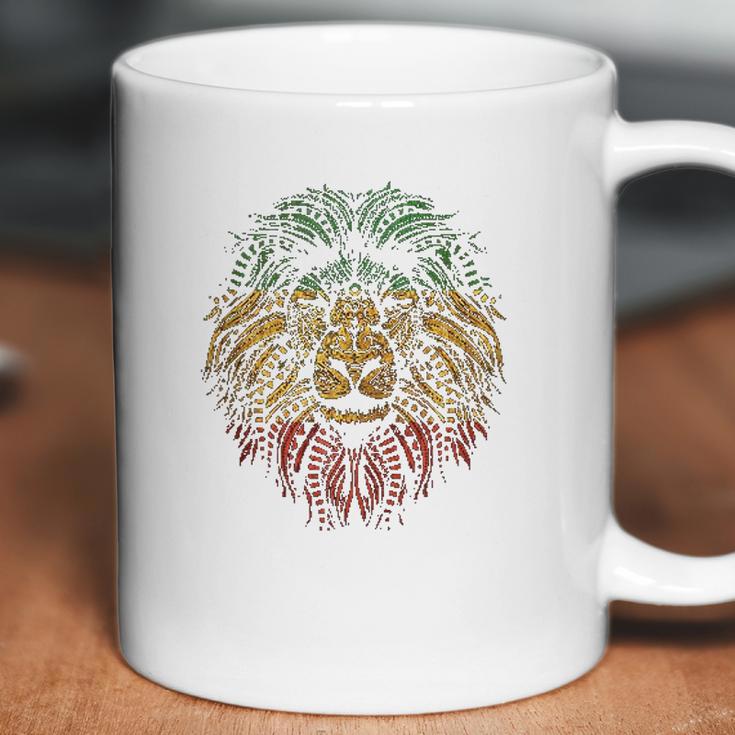 Lion Rasta Roots Rock Reggae Graphic Coffee Mug