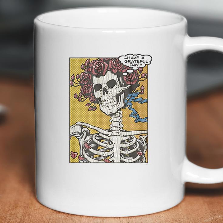 Liquid Blue Dead Pop Art Bertha Have A Grateful Ss Coffee Mug