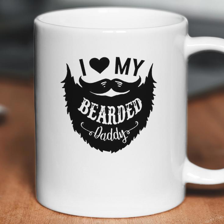 I Love My Bearded Daddy Funny Gift Idea Baby Creeper Boys Girls Coffee Mug