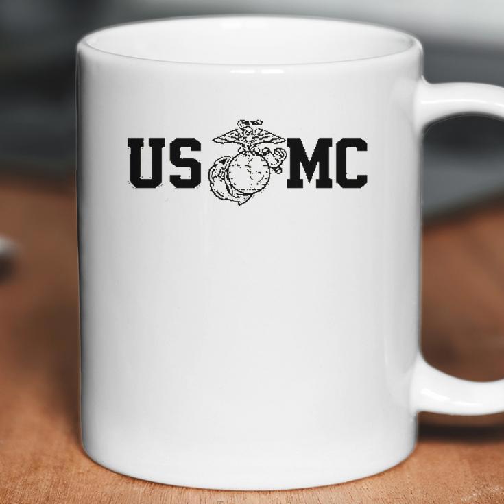 Lucky Ride Marine Corps Bull Dog Usmc Military Coffee Mug