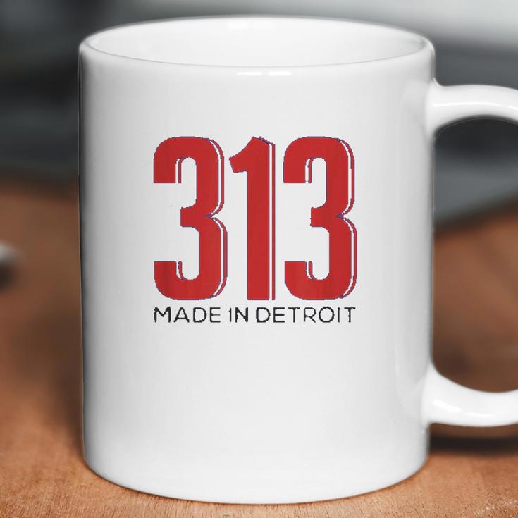 Made In Detroit 313 Area Code Pride Pride Gifts Coffee Mug