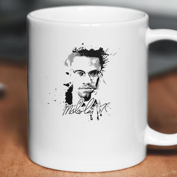 Malcolm X Grunge Coffee Mug