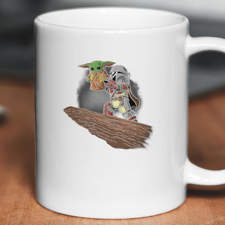 The Mandalorian Boba Fett And Baby Yoda Sweater Coffee Mug