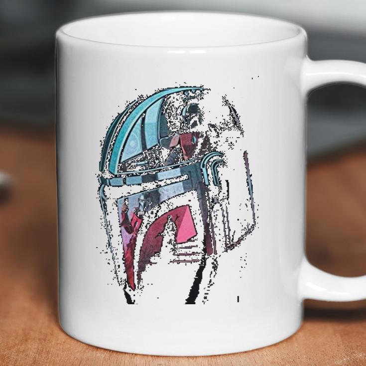 Mandalorian Helmet Reflection Coffee Mug