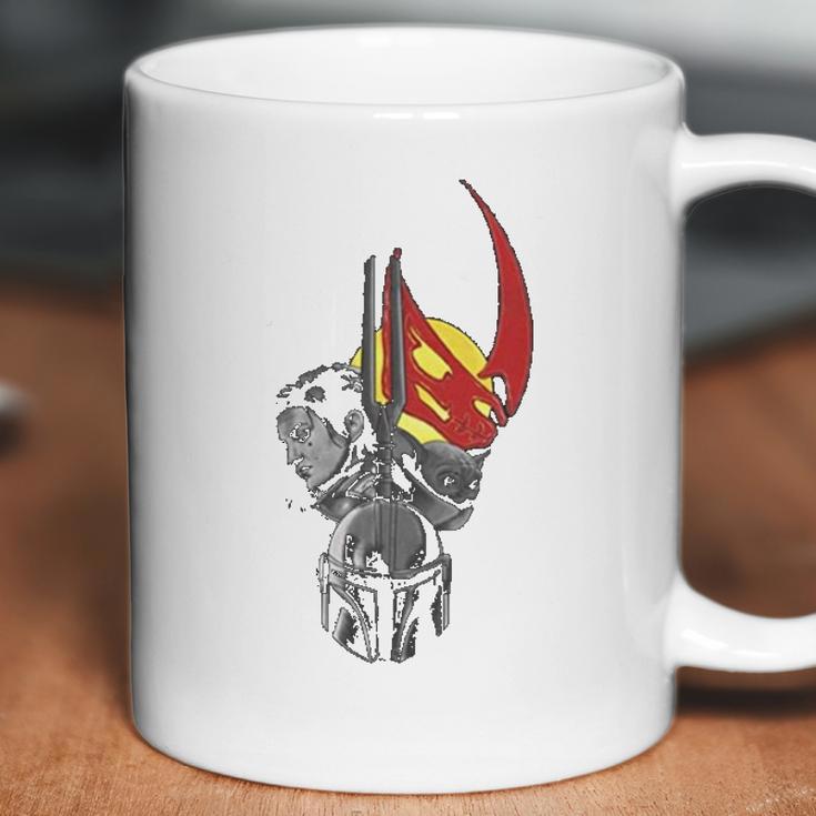 Mandalorian Mando Squad Vintage Coffee Mug