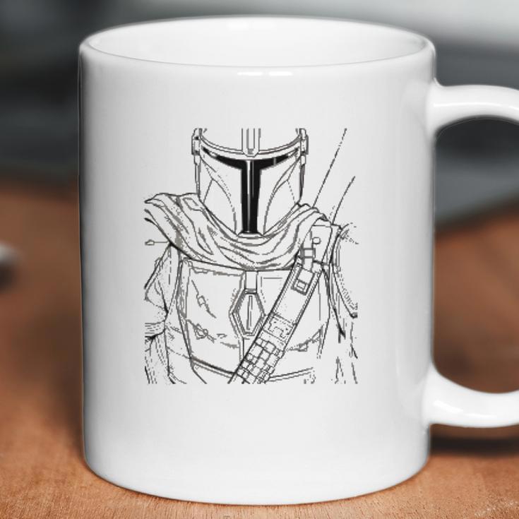 The Mandalorian Muted Warrior Coffee Mug