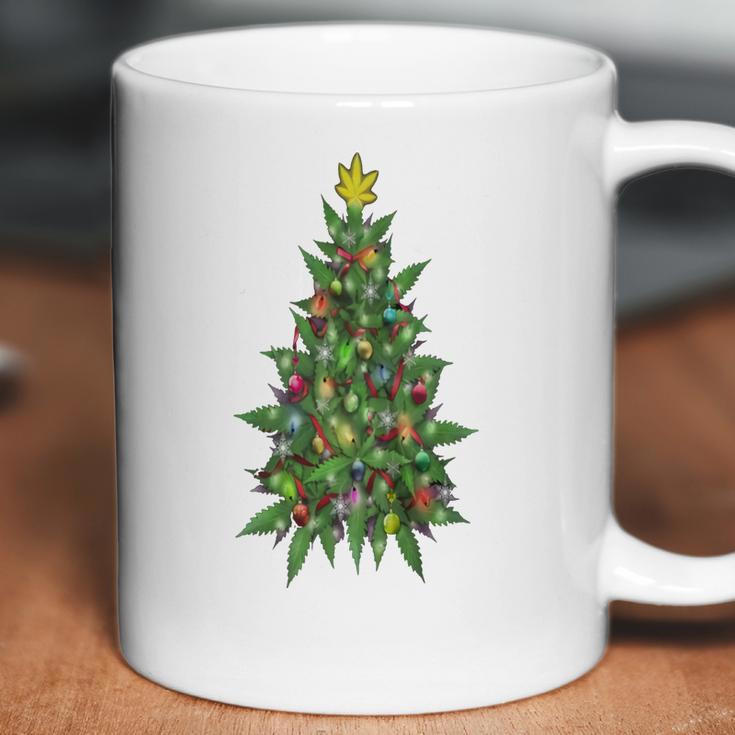 Marijuana Christmas Tree Coffee Mug