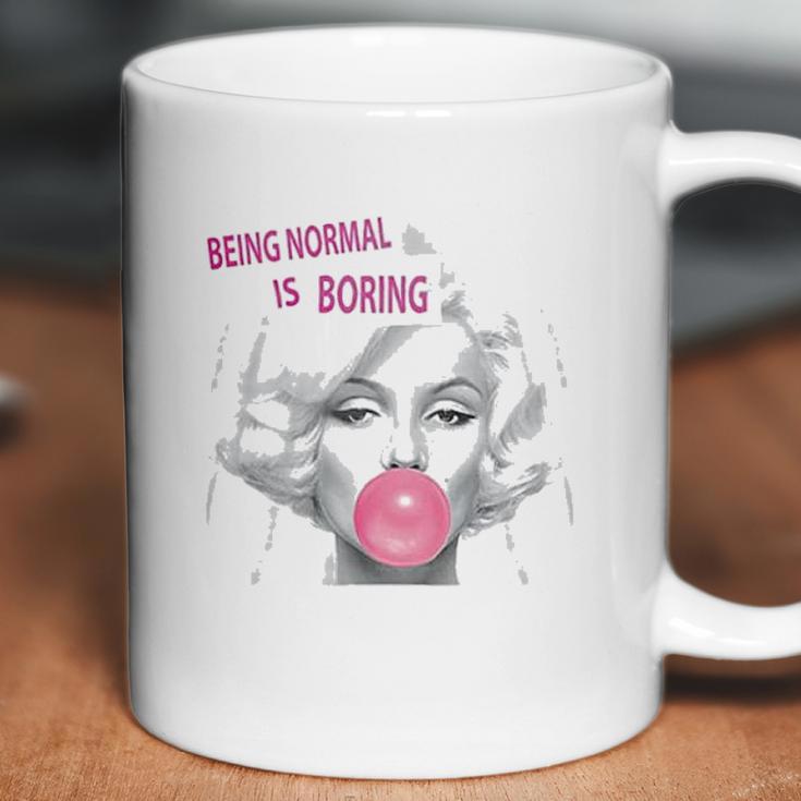 Marilyn Monroe Being Normal Is Boring Coffee Mug