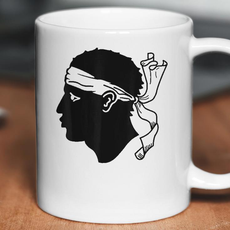 Maure Moors Head Sardinia Corsica Graphic Coffee Mug