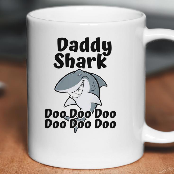 Mens Daddy Shark Doo Doo Doo Matching Family Shirt Coffee Mug