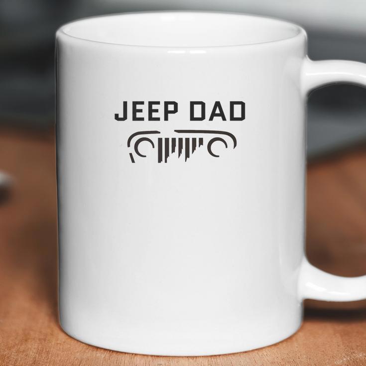 Mens Jeep Dad Cool Grunge Grille Coffee Mug