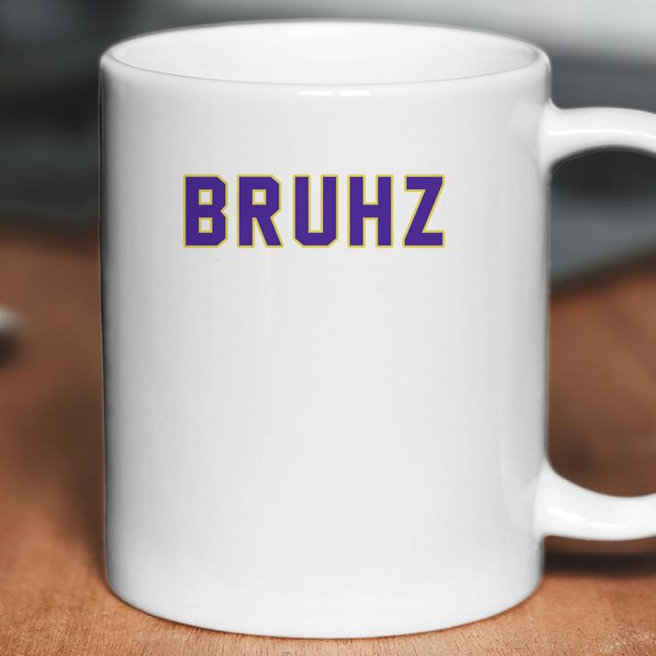 Mens Omega Gold Purple Q Psi Phi Bruhz T-Shirt Coffee Mug