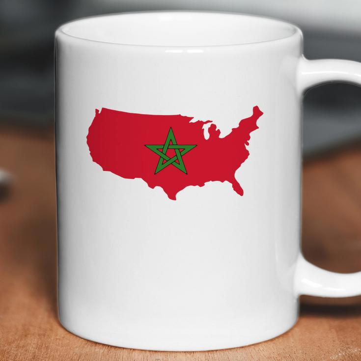 Moorish American T-Shirt America Amexem Moroccan Flag Tee Coffee Mug