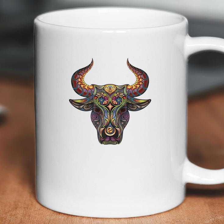 Mosaic Bull Artistic Cow Artist Painting Tee Coffee Mug