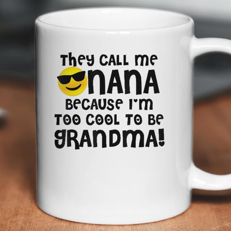 Mothers Day For Cool Nana Grandma Emoji Shades Coffee Mug