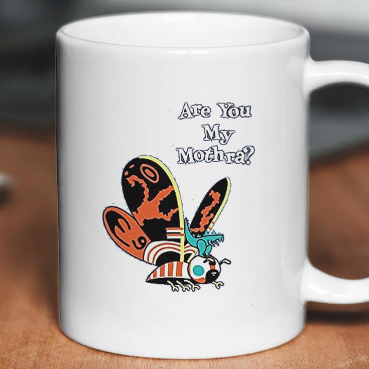 Are You My Mothra Funny Parody Kaiju Heather Royal Blue L Graphic Coffee Mug