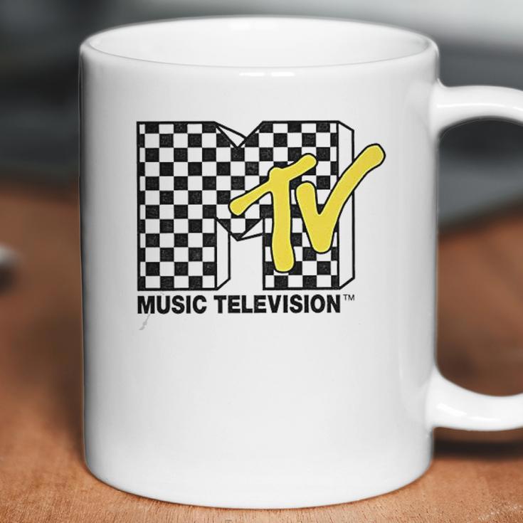 Mtv With Checkerboard Coffee Mug