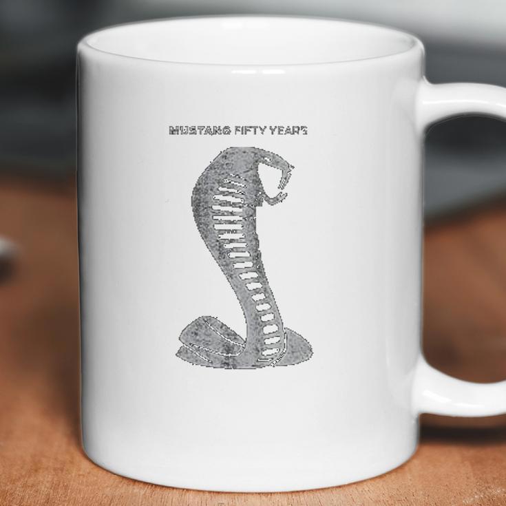 Mustang 50 Years Ford 50 Gray Snake Coffee Mug