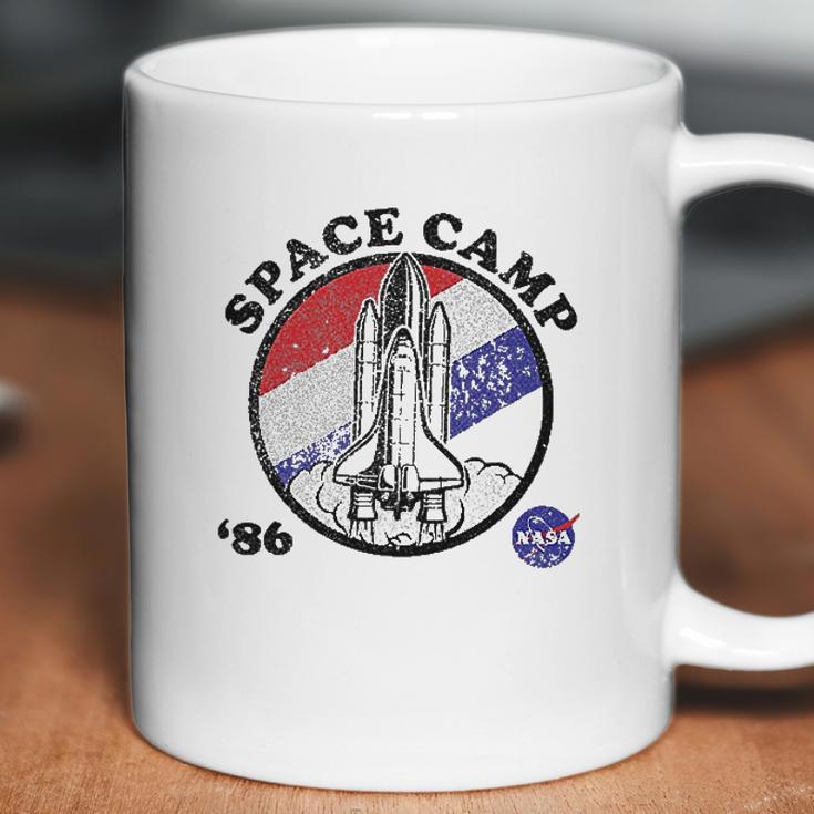 Nasa Space Camp Red White And Blue 86 Badge Coffee Mug