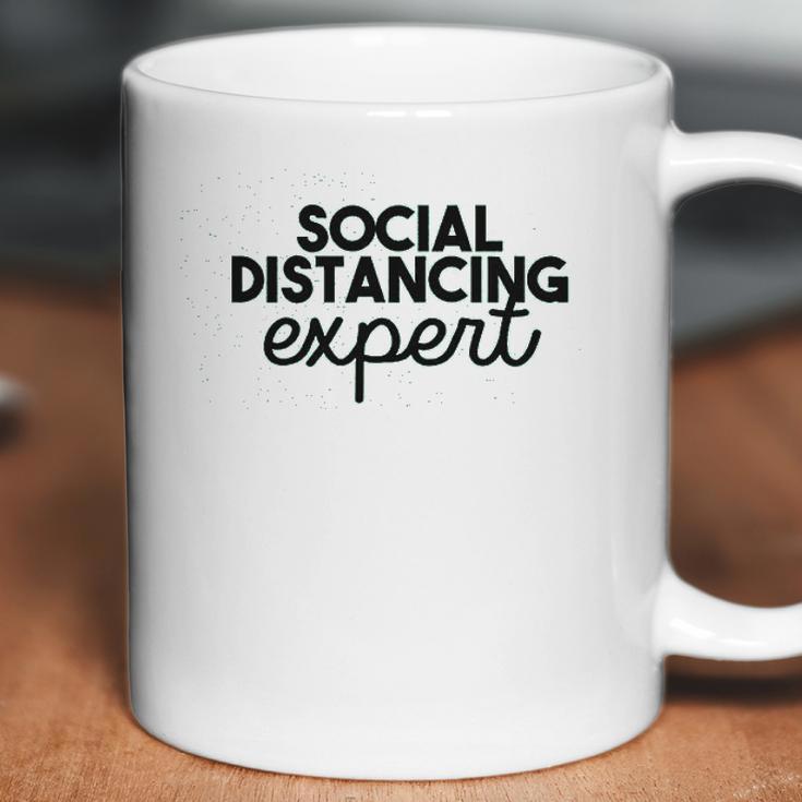 Nobrand Social Distance Expert Funny Social Distancing Humor Coffee Mug