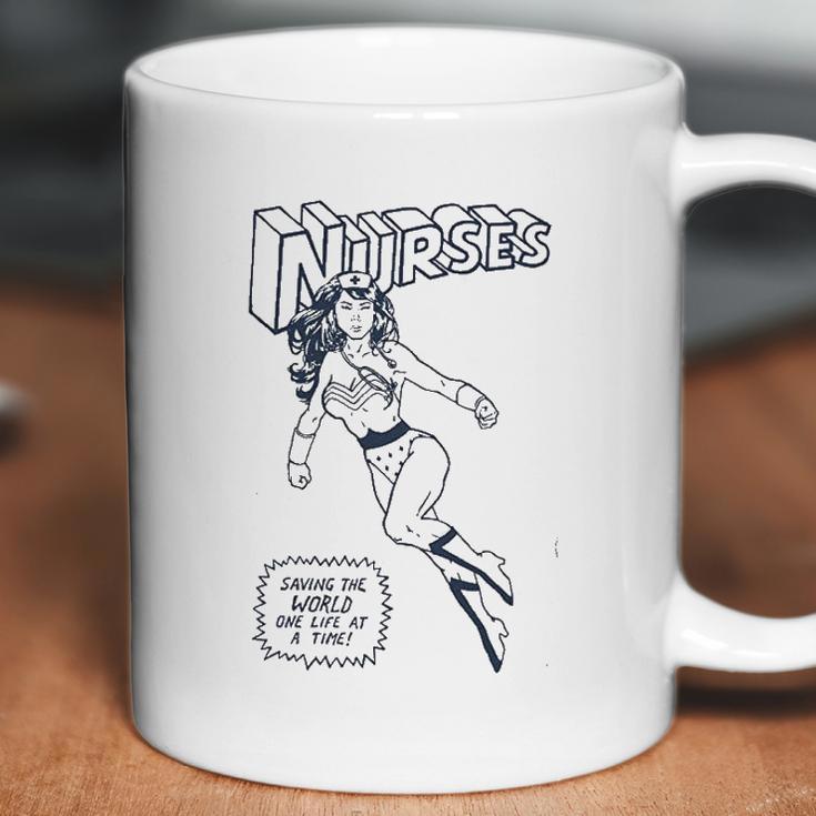 Nurse Superhero Funny Nursing Gifts Coffee Mug