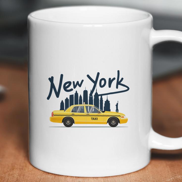 Nyc New York Yellow Cab Taxi Gift Souvenir Coffee Mug