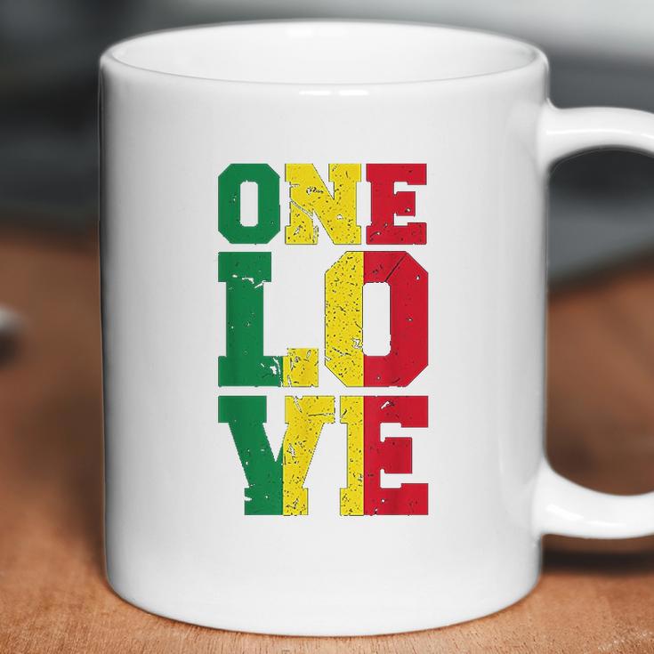 One Love Rasta Reggae Gift Coffee Mug