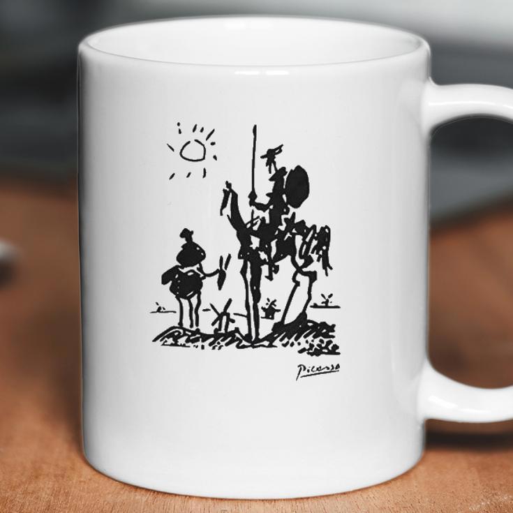 Pablo Picasso Don Quixote Sancho Panza Y Roncinante Coffee Mug