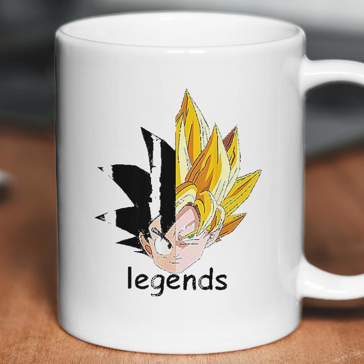 Past And Now Goku Coffee Mug