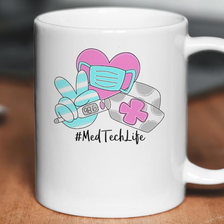 Peace Love Nursing Med Tech Coffee Mug