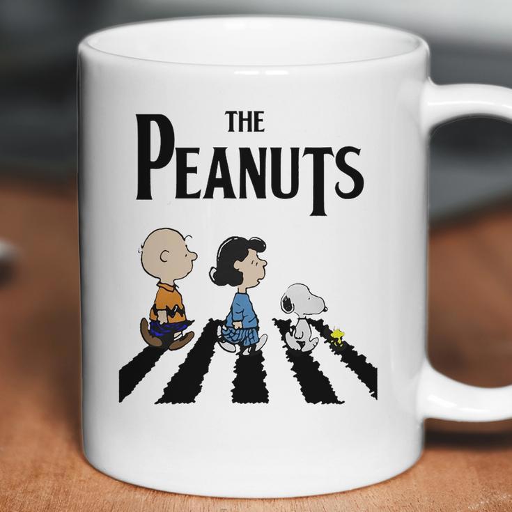 Peanuts Beatles Tshirt Coffee Mug