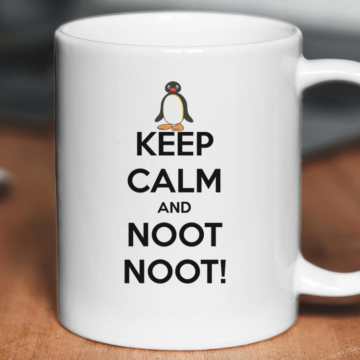 Pingu Keep Calm And Noot Noot Coffee Mug